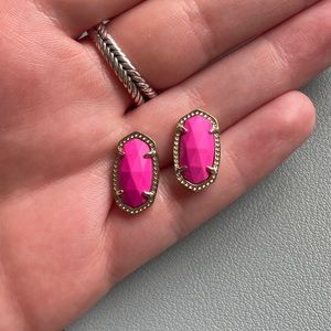 Kendra Scott Pink Stud Earrings